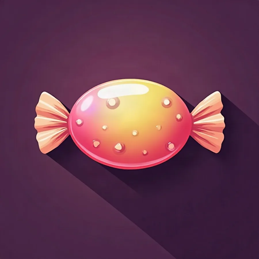 Candy symbol in the demo slot